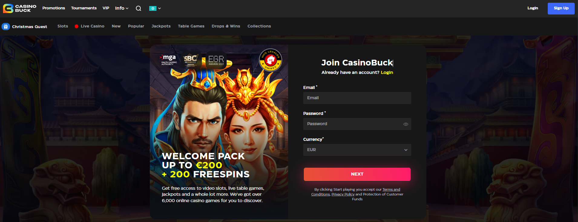 bucks casino