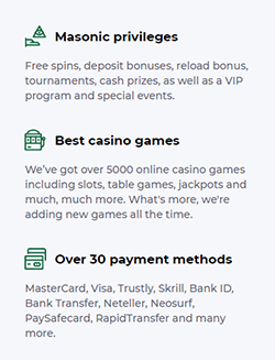 Mason Casino login