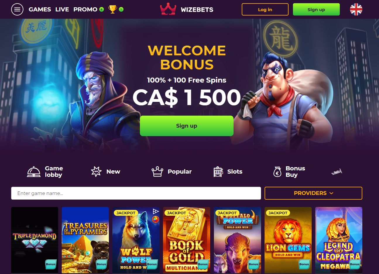 wizebets casino